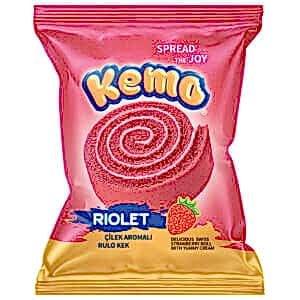 Çilek Aromalı Rulo Kek