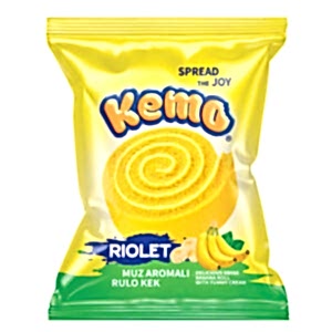 Muz Aromalı Rulo Kek